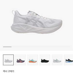 (260) 아식스 노바블라스트 5 화이트 그레이