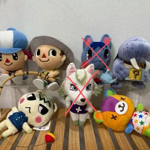 고전 레어 희귀 빈티지 동물의숲 인형 세트