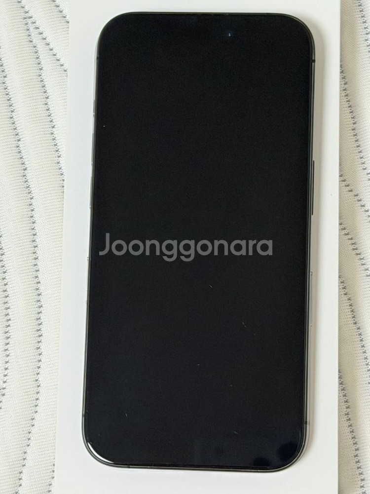 아이폰15pro 블랙티타늄 128GB 애케플--0