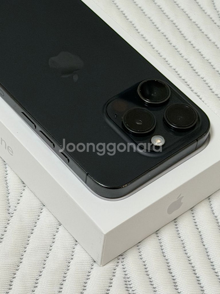아이폰15pro 블랙티타늄 128GB 애케플--2