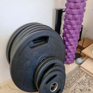 더딘 중량고무원판 105kg