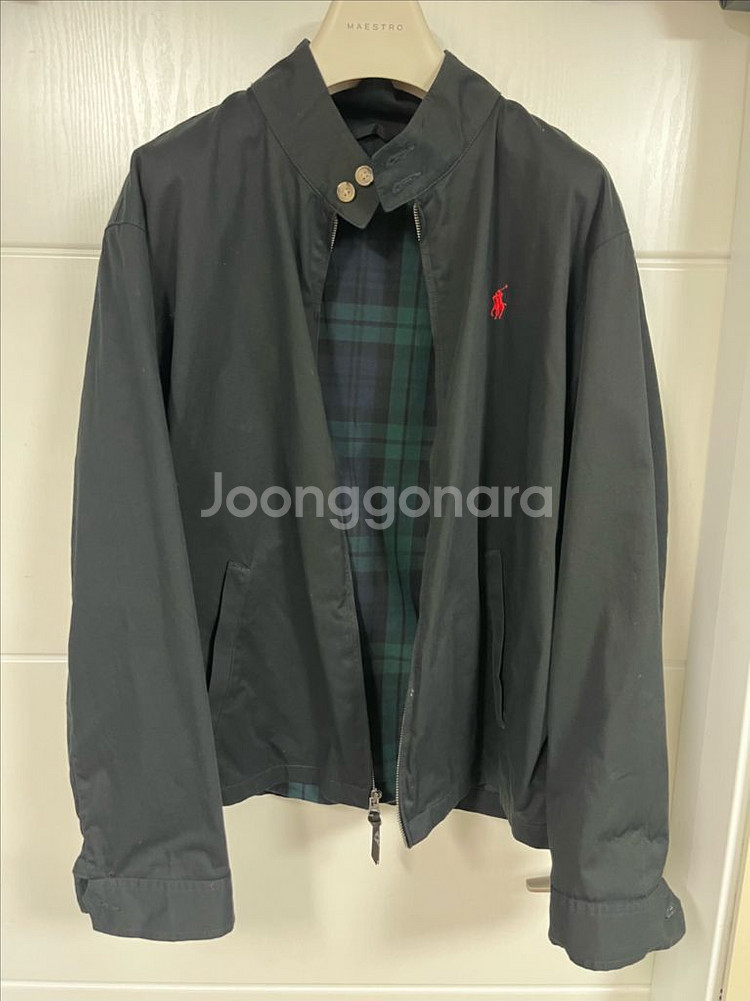 폴로 바라쿠타 해링턴 자켓 블랙 라지사이즈--0
