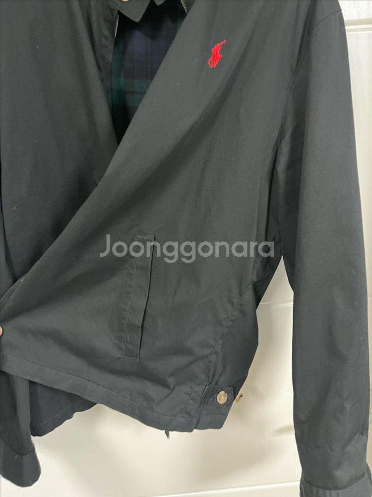 폴로 바라쿠타 해링턴 자켓 블랙 라지사이즈--4