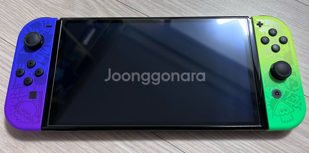 닌텐도 스위치 OLED 스플래툰 에디션 1테라 팝니다~--2