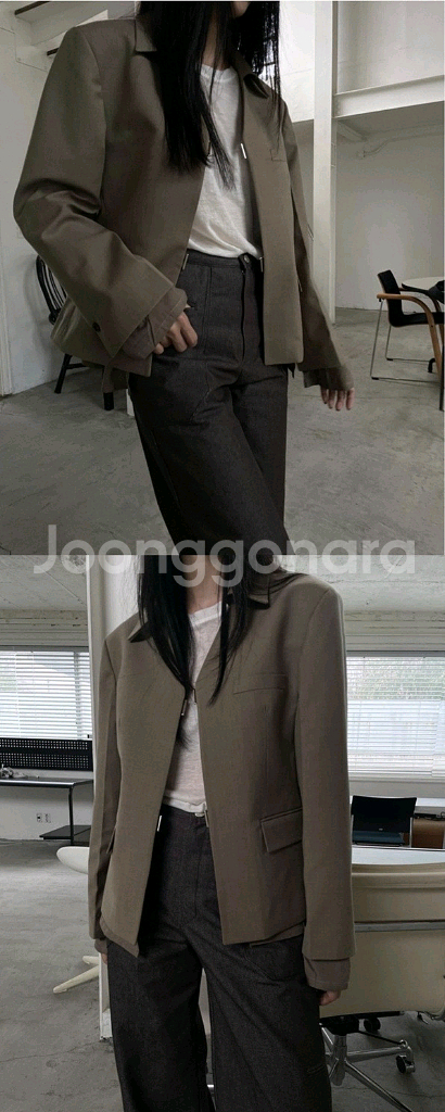 (택채새상품) Breathe 브리드 자켓 레이어드 버클--1