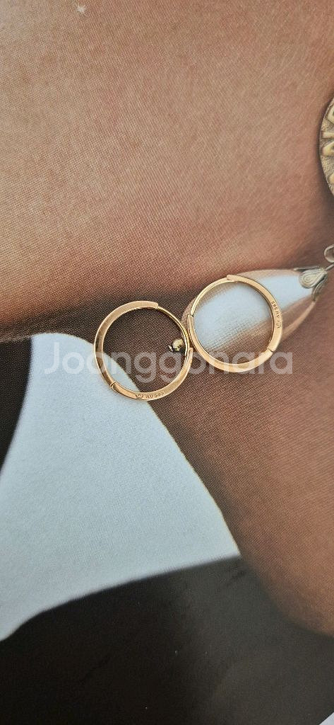 14k 제이에스티나 링 귀걸이--0