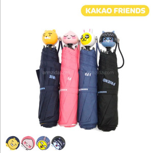 카카오프렌즈 수동 3단 우산