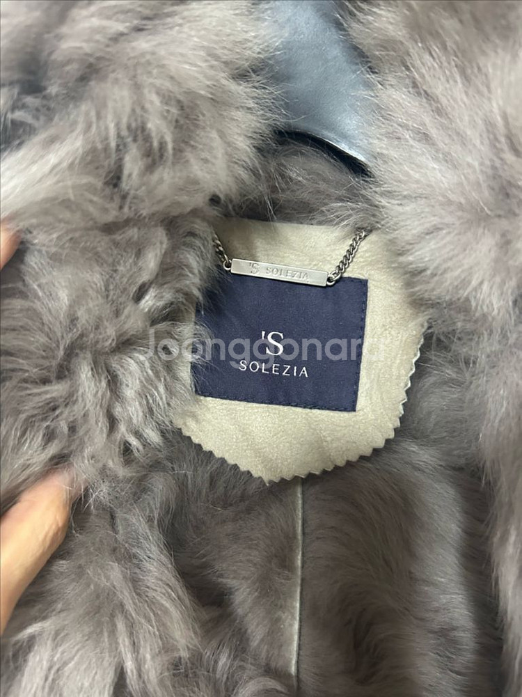 쏠레지아 양털 무스탕코트--7