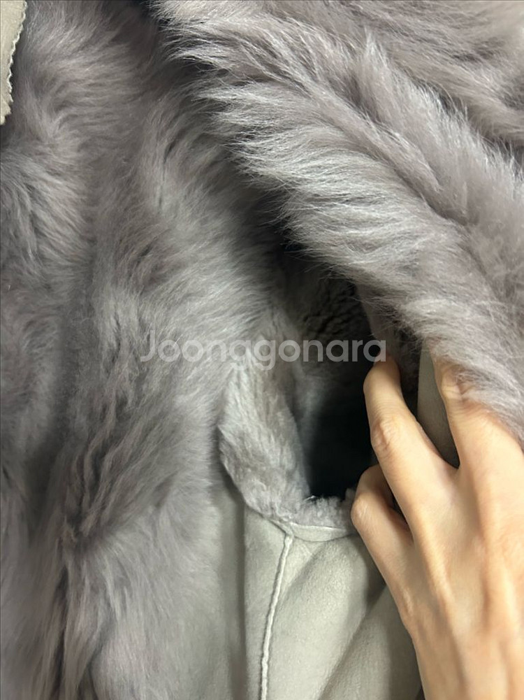 쏠레지아 양털 무스탕코트--8