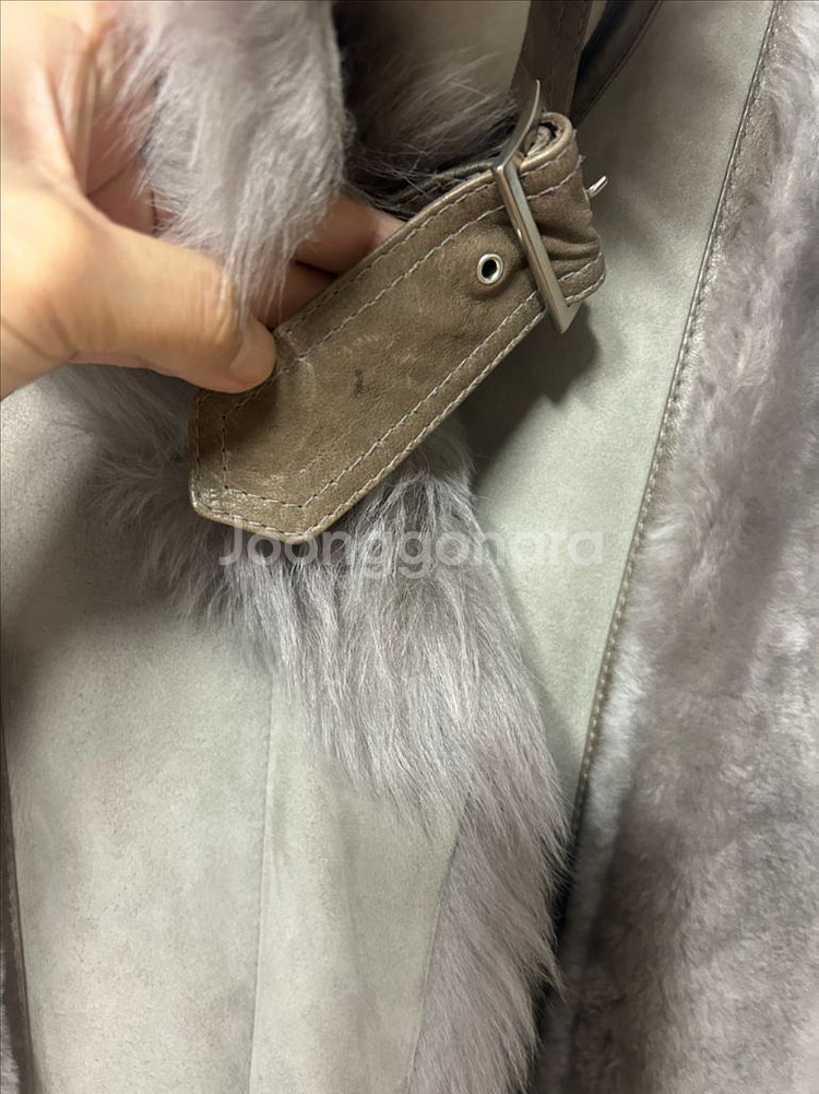 쏠레지아 양털 무스탕코트--9