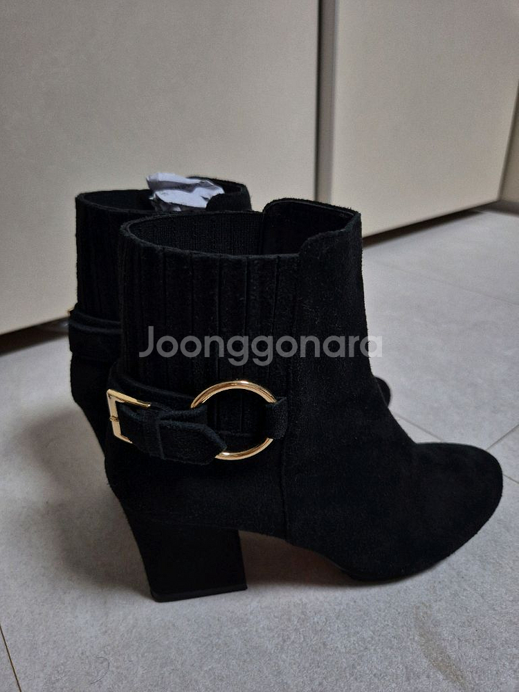 나무하나 수제화 천연스웨이드 앵클부츠 36사이즈--4