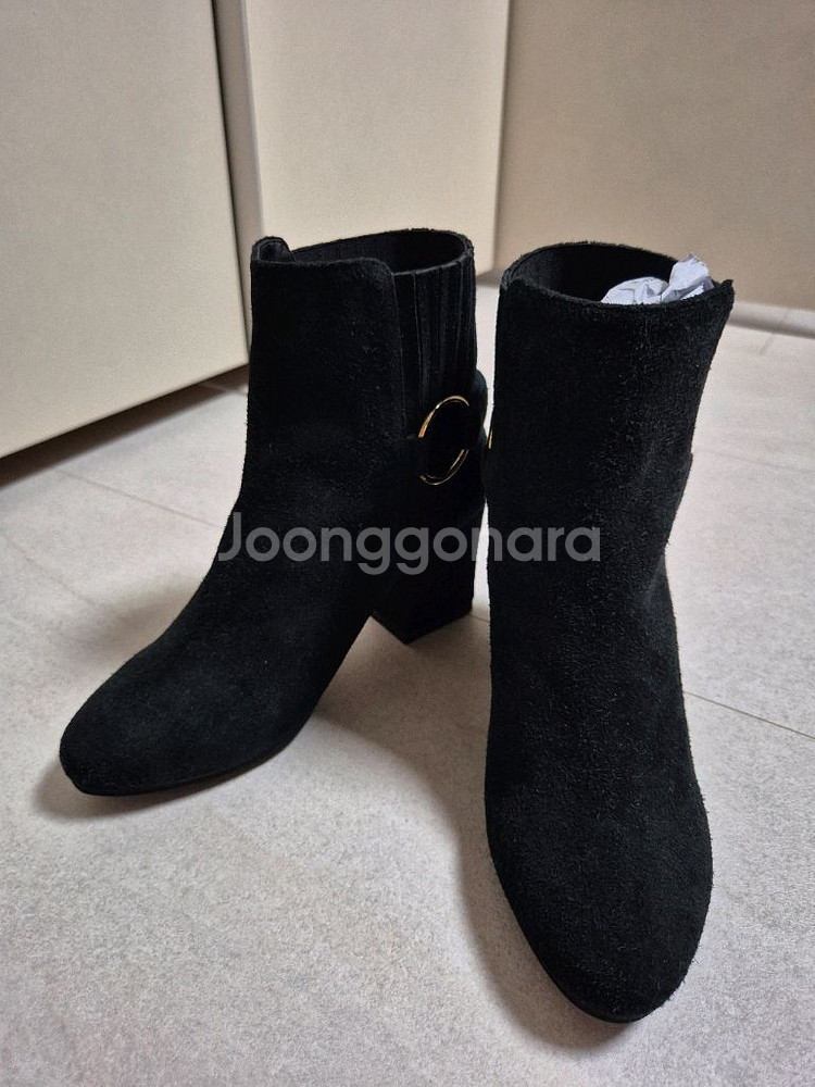 나무하나 수제화 천연스웨이드 앵클부츠 36사이즈--2