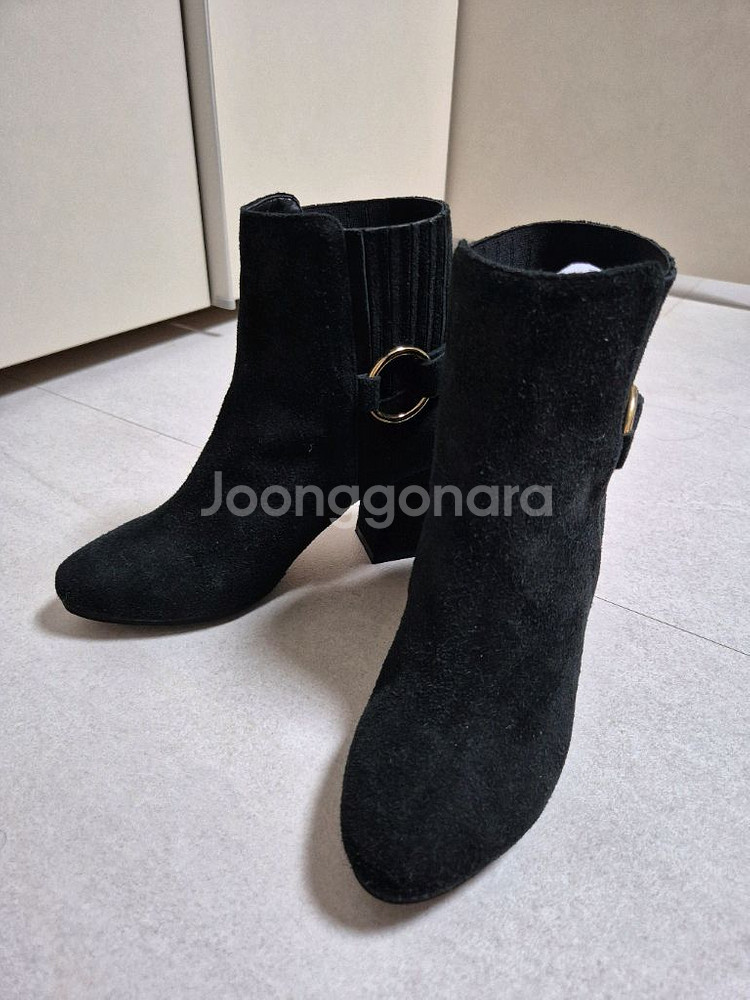 나무하나 수제화 천연스웨이드 앵클부츠 36사이즈--1