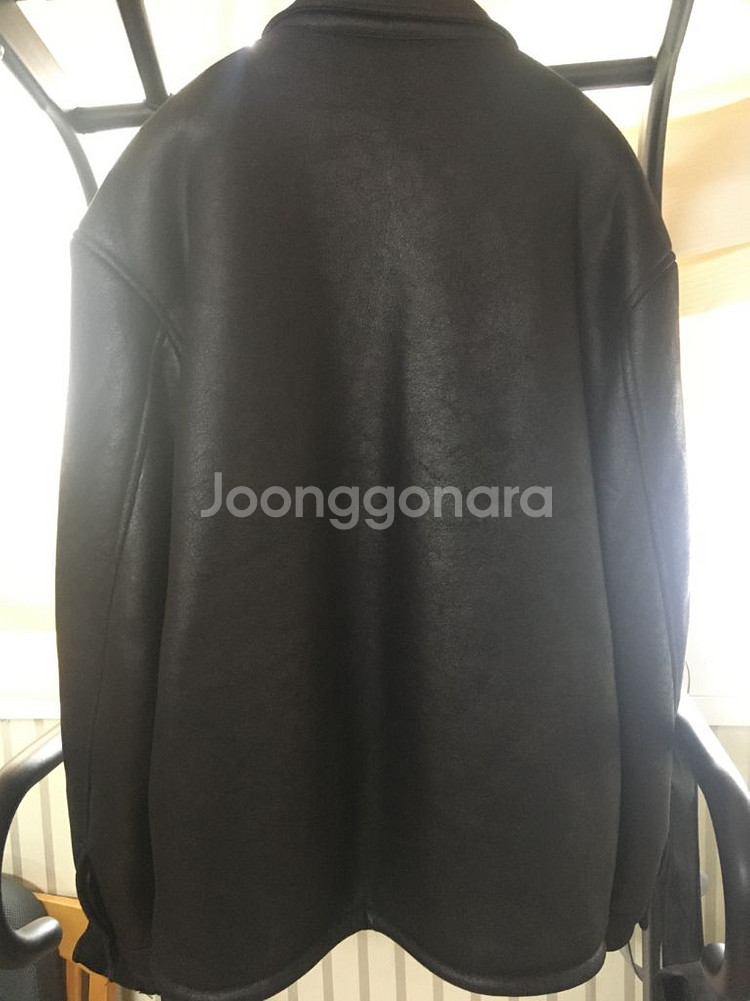자라 더블 페이스드 오버셔츠 블랙 판매합니다--3