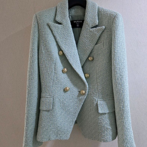 발망 더블 트위드 자켓