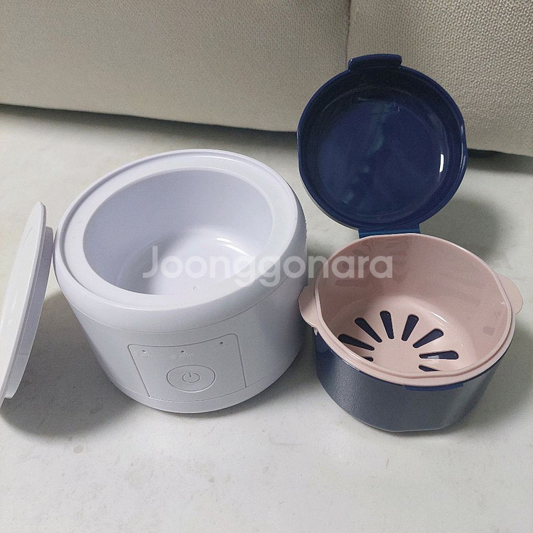 휴대용 초음파 세척기 + 틀니 교정기 보관 케이스--0