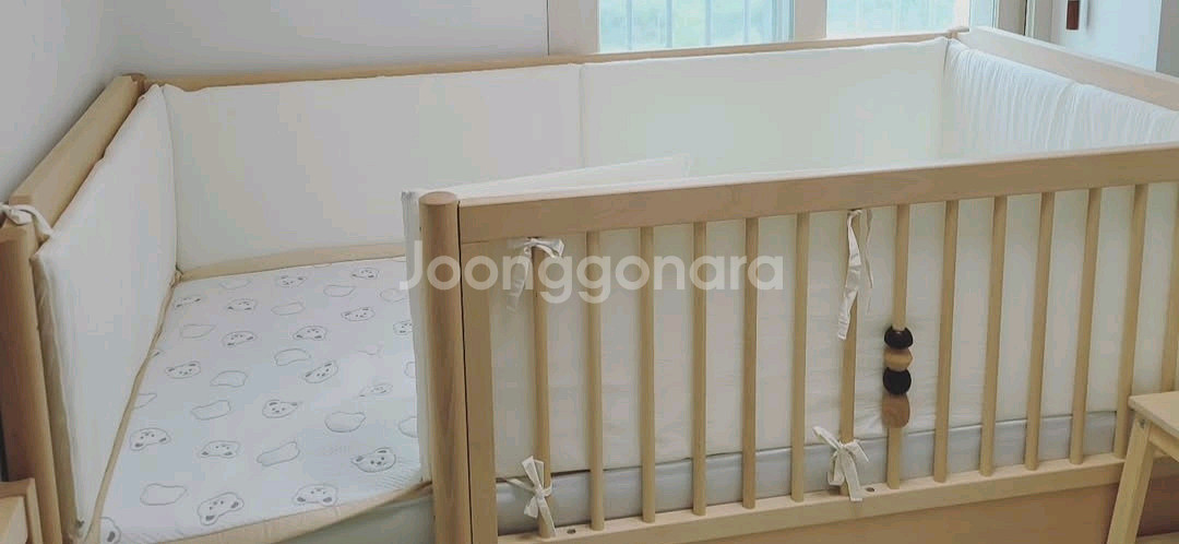 안데르센 올리버 하이가드 아기침대+리바트 매트리스ss--5