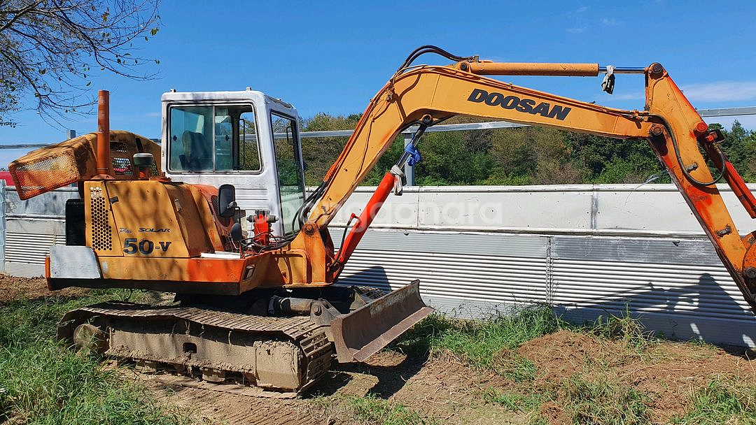 농장용 02두산굴착기 솔라50v플러스 굴삭기 포크레인--1