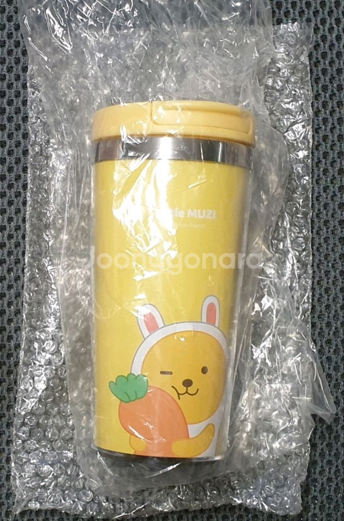 카카오프렌즈 무지 스텐 텀블러 400ml 새상품--0