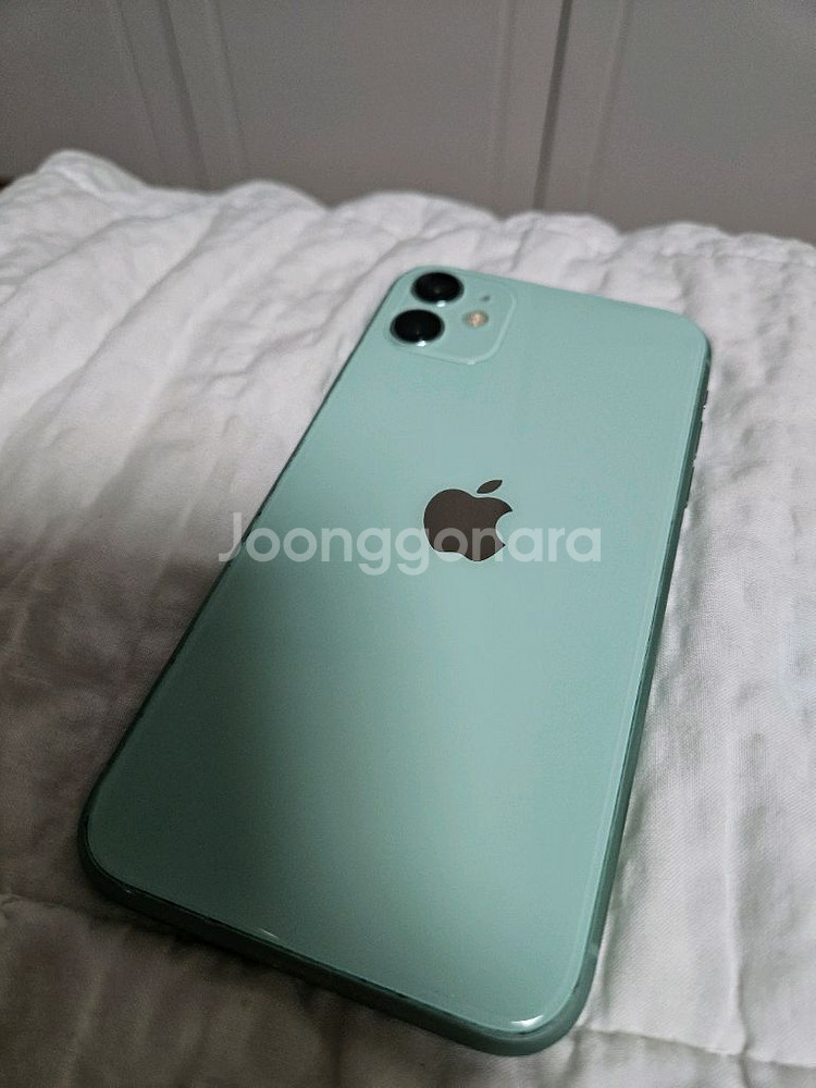 아이폰11 그린 128 새 액정 새 배터리 무배--2