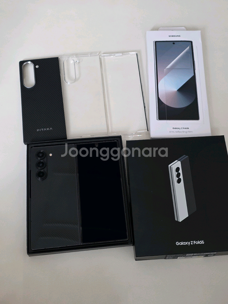 [자급제] 갤럭시 폴드6 삼성닷컴 전용 블랙 컬러--0