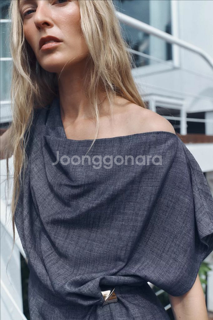 zara 자라 골드 아플리케 미디 원피스 새상품--2