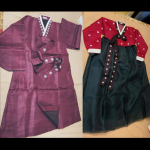 문희즘 명인한복 여성 완벽풀세트 두루마기 신발 타