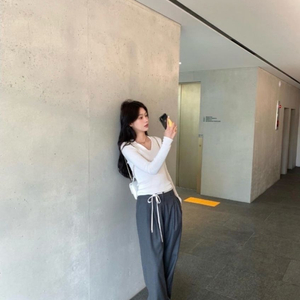 르플레인 뉴프리미엄 그레이슬랙스 s long