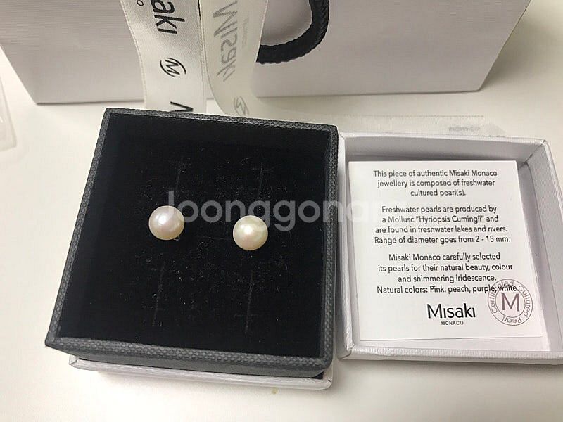 새상품)스와로브스키 미사키진주 귀걸이 미우미우선글라스--6