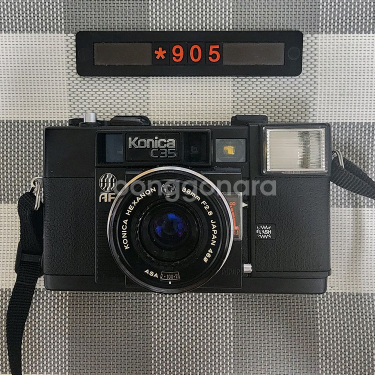 코니카 C35 AF 필름카메라--0