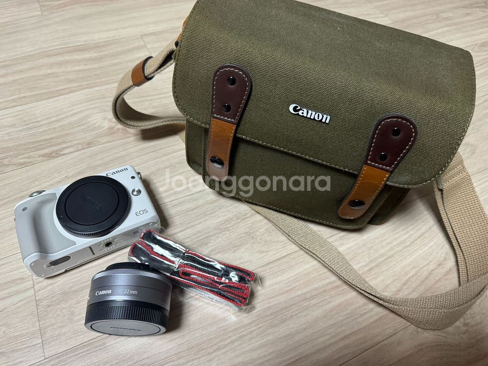 캐논 EOS M3 카메라 + 22mm 렌즈 + 가방 세--0