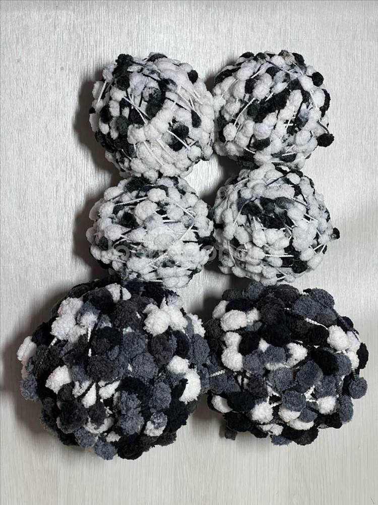 뜨개실 6가지, 가방틀, 가방바닥, 손잡이, 부자재--0