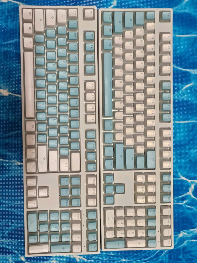 푸딩 키캡 (화이트 / 스카이블루) 이미지