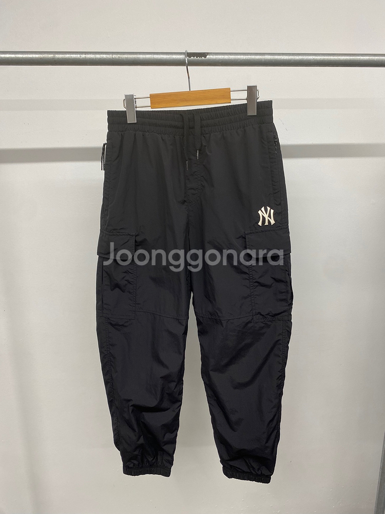 여성용 MLB 엠엘비 베이직 나일론 카고 조거팬츠 바지--0