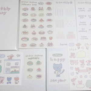하루몽 다이어리 스티커 셋트 새상품