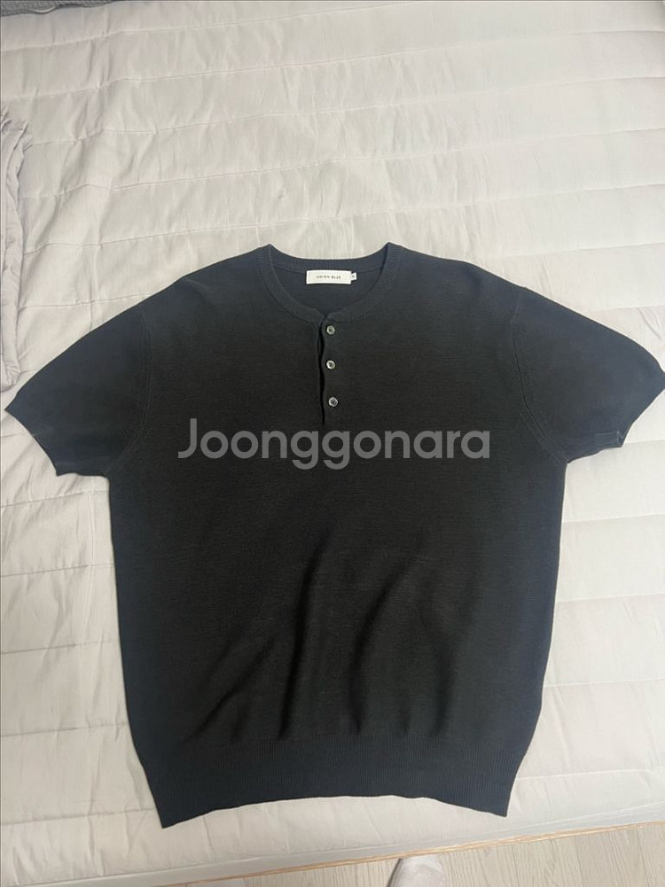 유니온블루 헨리넥 차콜 XL--0