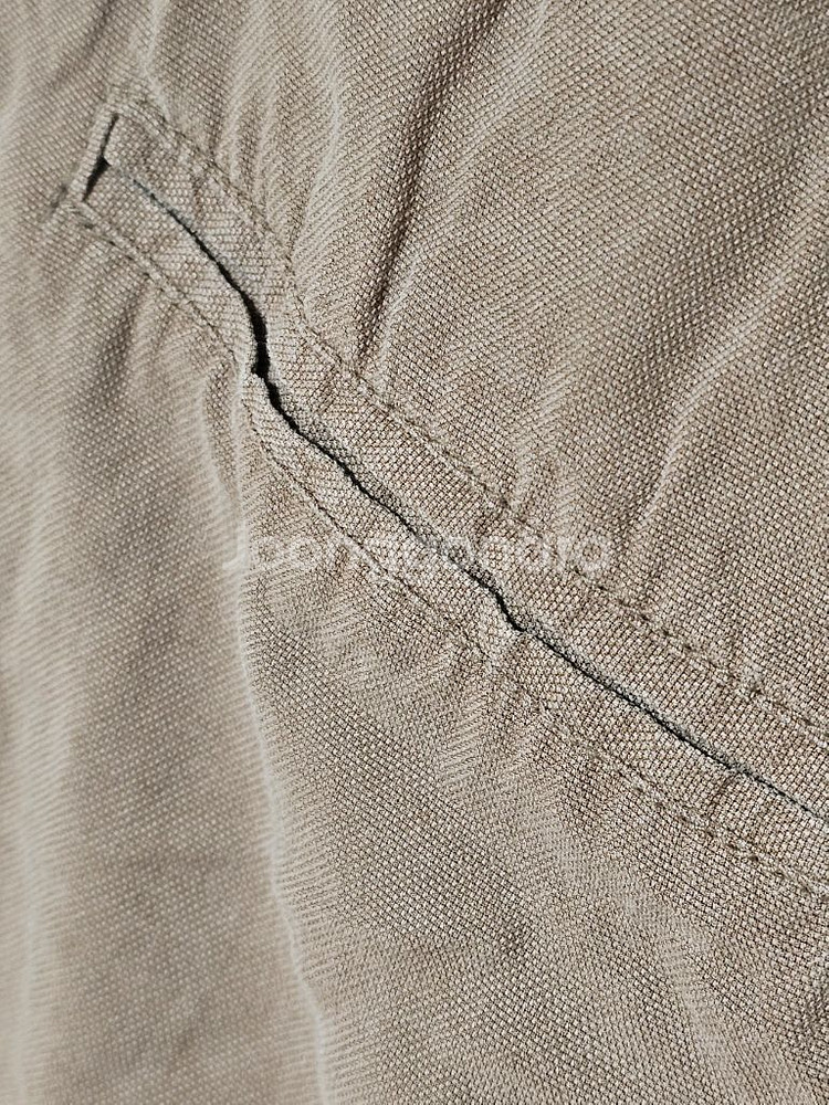 브라운 고무줄 밴딩 긴바지 프리사이즈--3