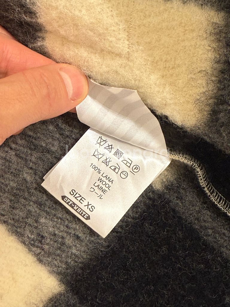 오프화이트 off-white 라나 울 패턴 셔츠--7