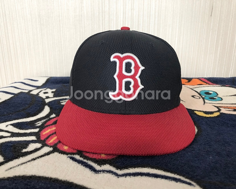 MLB 뉴에라 보스턴레드삭스 어센틱 게임캡/모자 61--3