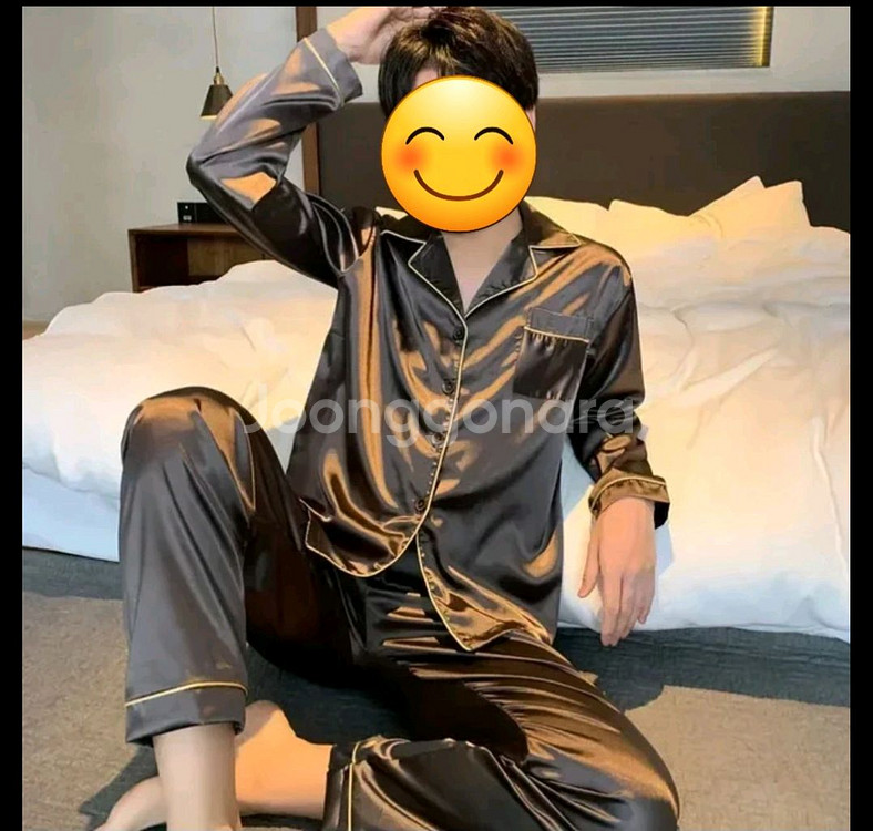 남녀공용 슬림 잠옷--0