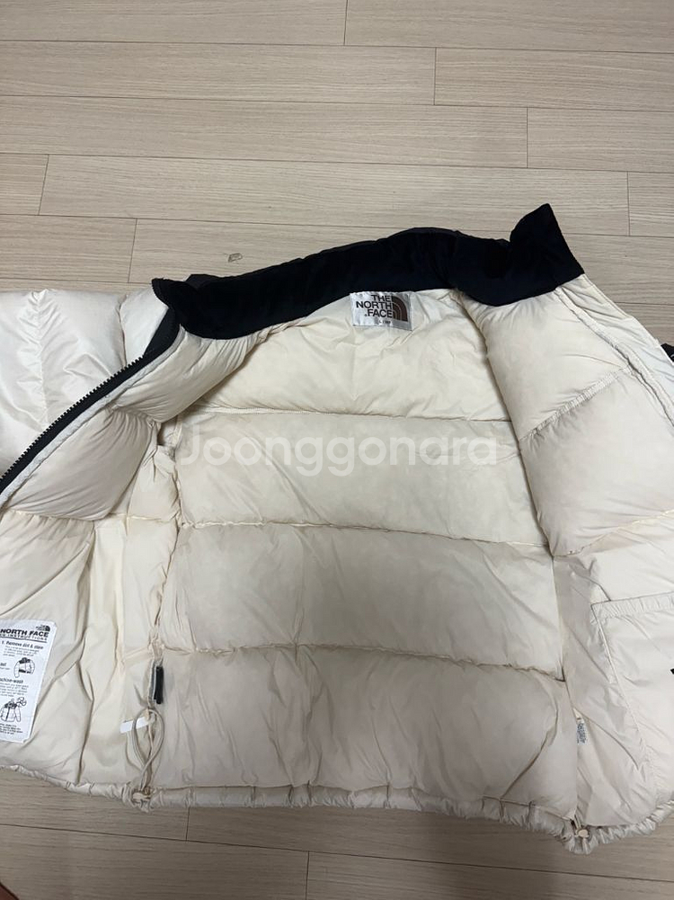 노스패이스 노밸티눕시 크림 L--2