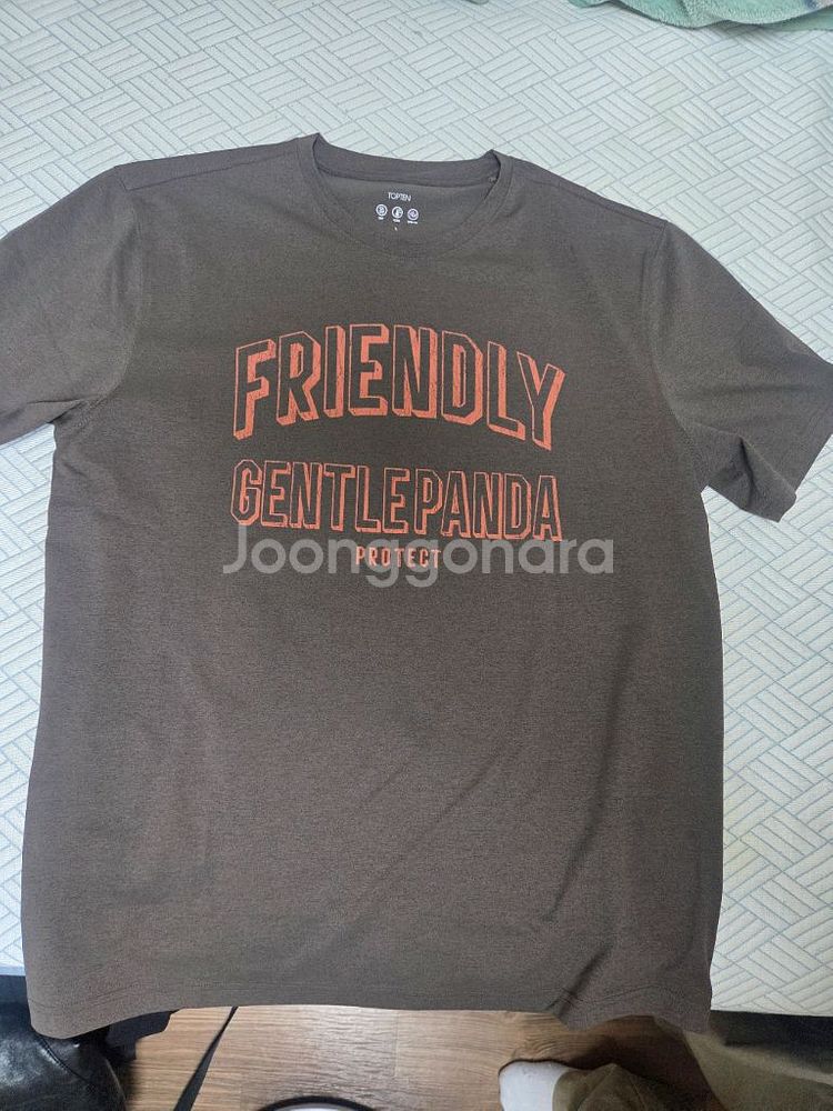 탑텐 퀵드라이 그래픽 반팔티 100사이즈 새상품--0