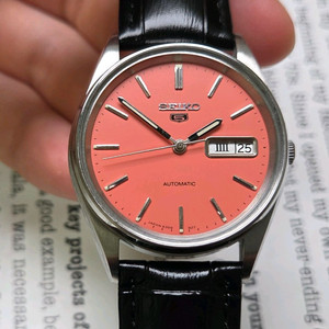 빈티지 세이코 6309 다홍이당근 로만 데이데이트 오토