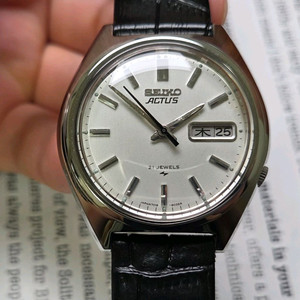 빈티지 세이코 액투스 한자 데이데이트 순정 실버판 70