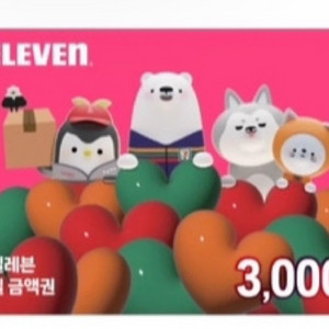 세븐일레븐 모바일 상품권 3천원권