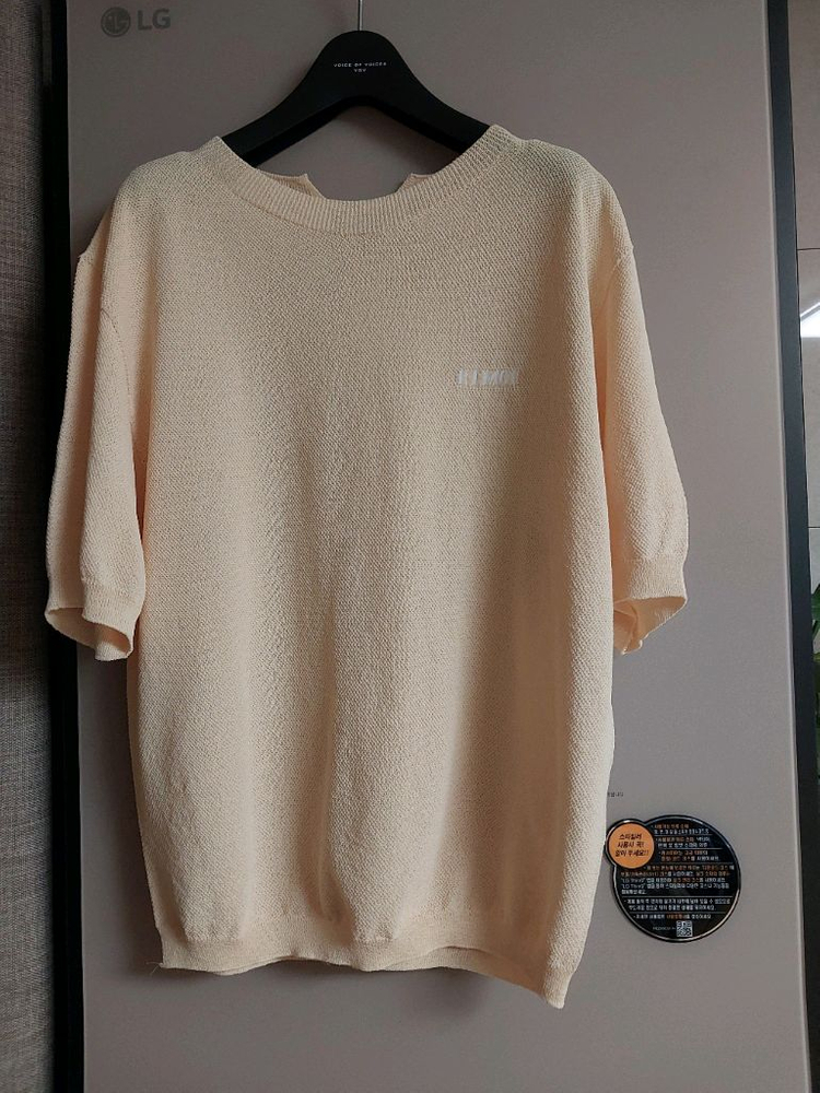 24 SJSJ 백 스트랩 하프 슬리브 니트 탑--1