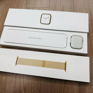 애플워치 7 41mm 골드 스테인리스 + 밀레니즈루프