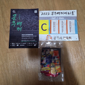 공주백제마라톤2025 하프 배번 팝니다