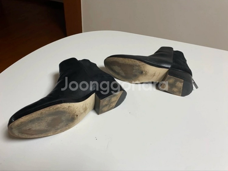코한 엥글부츠 사이즈7 /235 스웨이드/ 가죽 반부츠--9