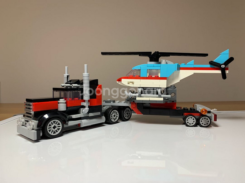 레고 크리에이터 31146 트럭과 헬리콥터--0